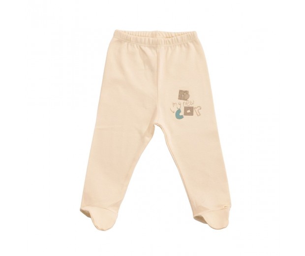 Spodenki z zakrytymi stópkami "my new car" dla chłopca 