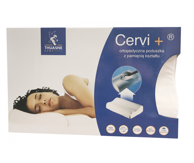 Cervi+® poduszka ortopedyczna z pamięcią kształtu