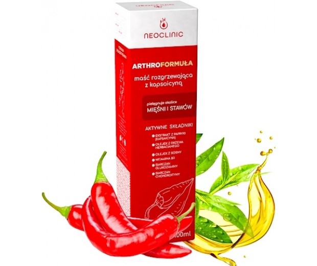 Maść rozgrzewająca z kapsaicyną ARTHROFORMULA NEOCLINIC 