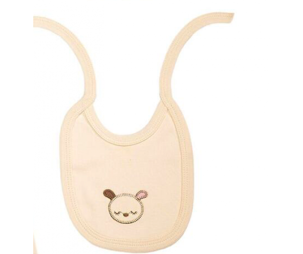 Śliniak z misiem z bawełny organicznej Me Lulu Baby