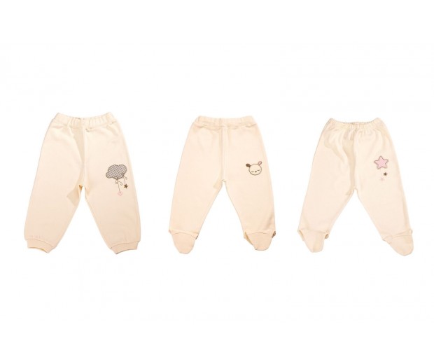 Trójpak spodenek z kolorowymi aplikacjami dowolne rozmiary 